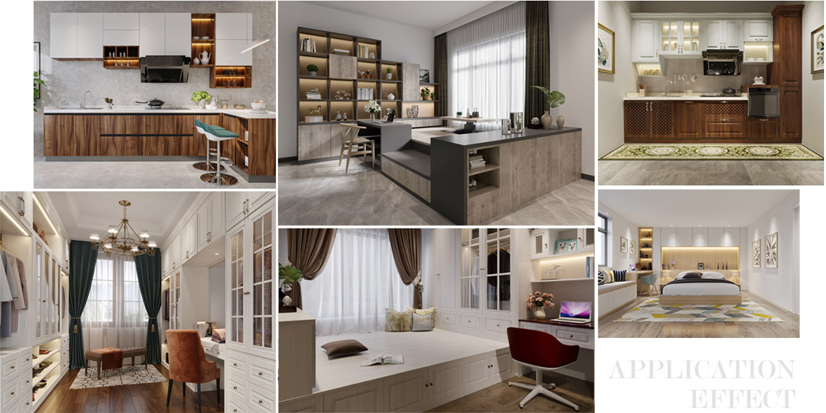 富贵祥生态板家具成效图