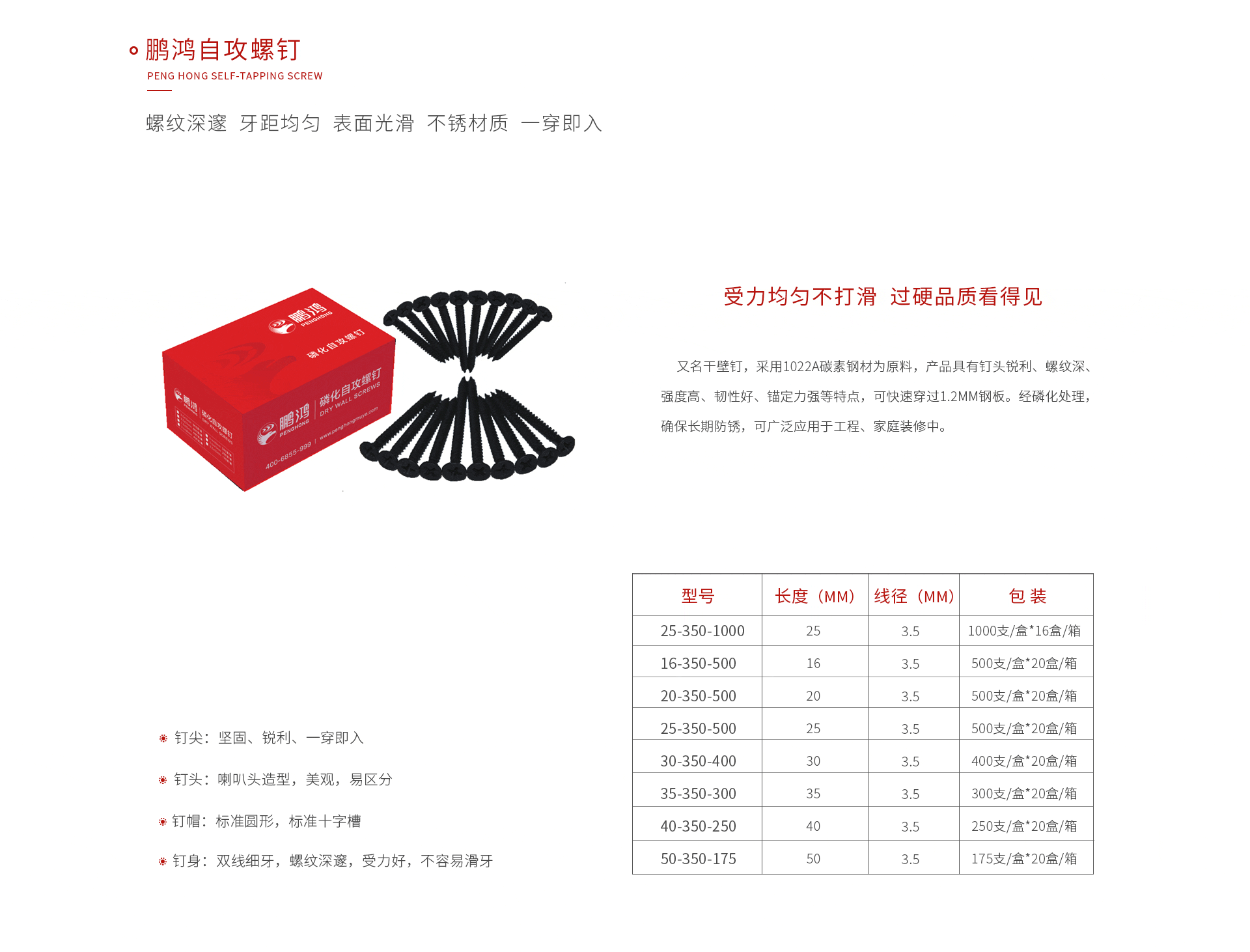 Z6人生就是博自攻螺钉