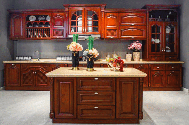 Z6人生就是博苏明哲同款欧式实木橱柜