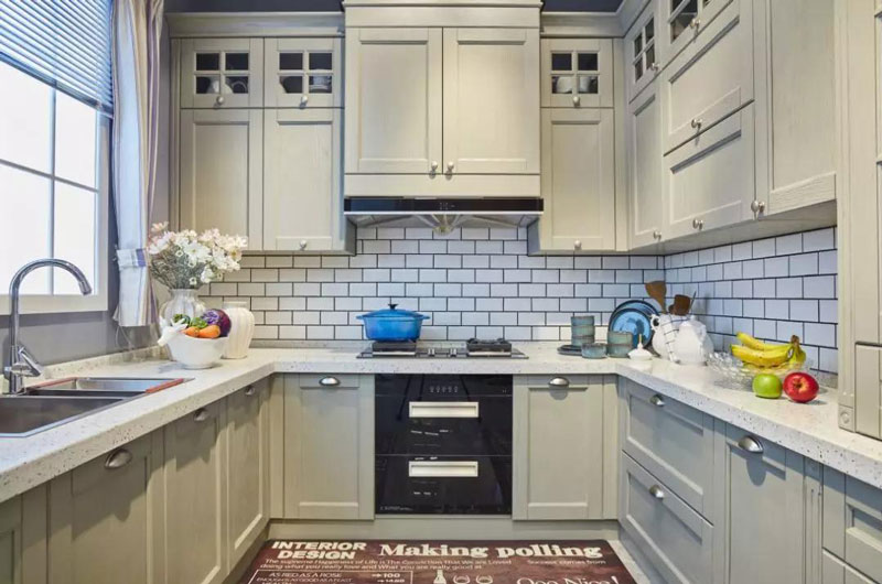 美式纯实木橱柜定造